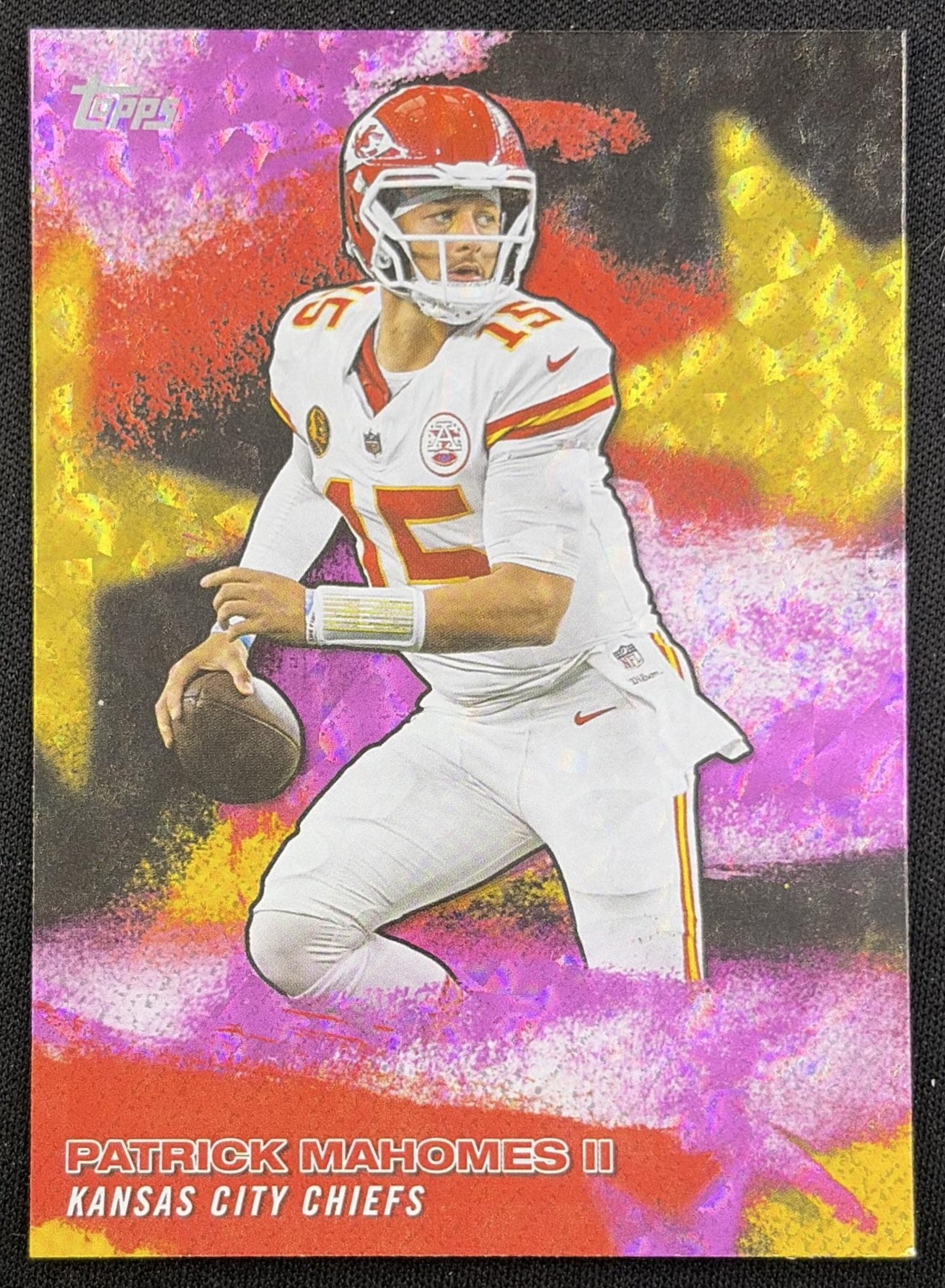 Patrick Mahomes II 2026 Topps NFL Stars Crackle Foil Chiefs