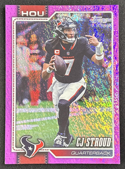 CJ Stroud 2026 Topps Pink Holo Foil Texans