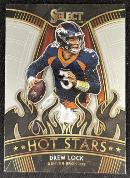 Drew Lock 2020 Panini Select Hot Stars Broncos Default Title Sports Trading Card