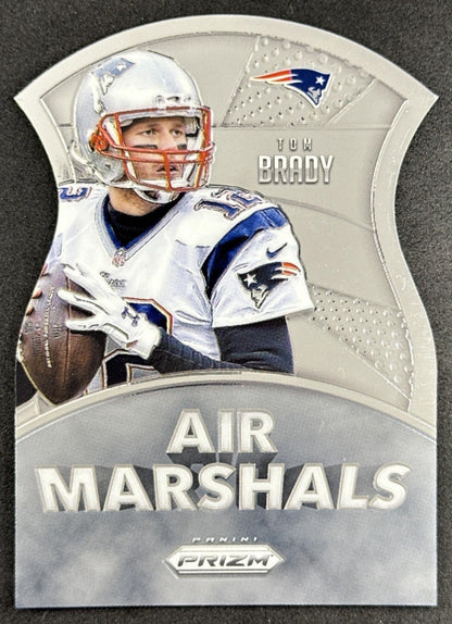 Tom Brady 2015 Panini Prizm Air Marshals Die-Cut Patriots front