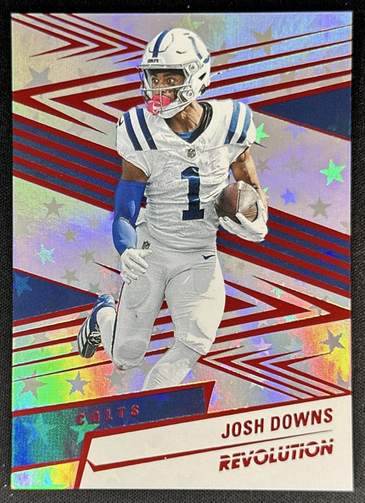 Josh Downs 2025 Panini Revolution Red Astro Colts Sports Trading Cards