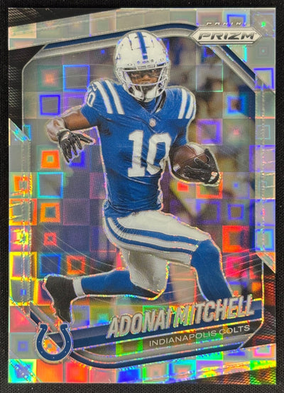 Adonai Mitchell 2025 Panini Prizm Pandora /400 Colts Sports Trading Cards