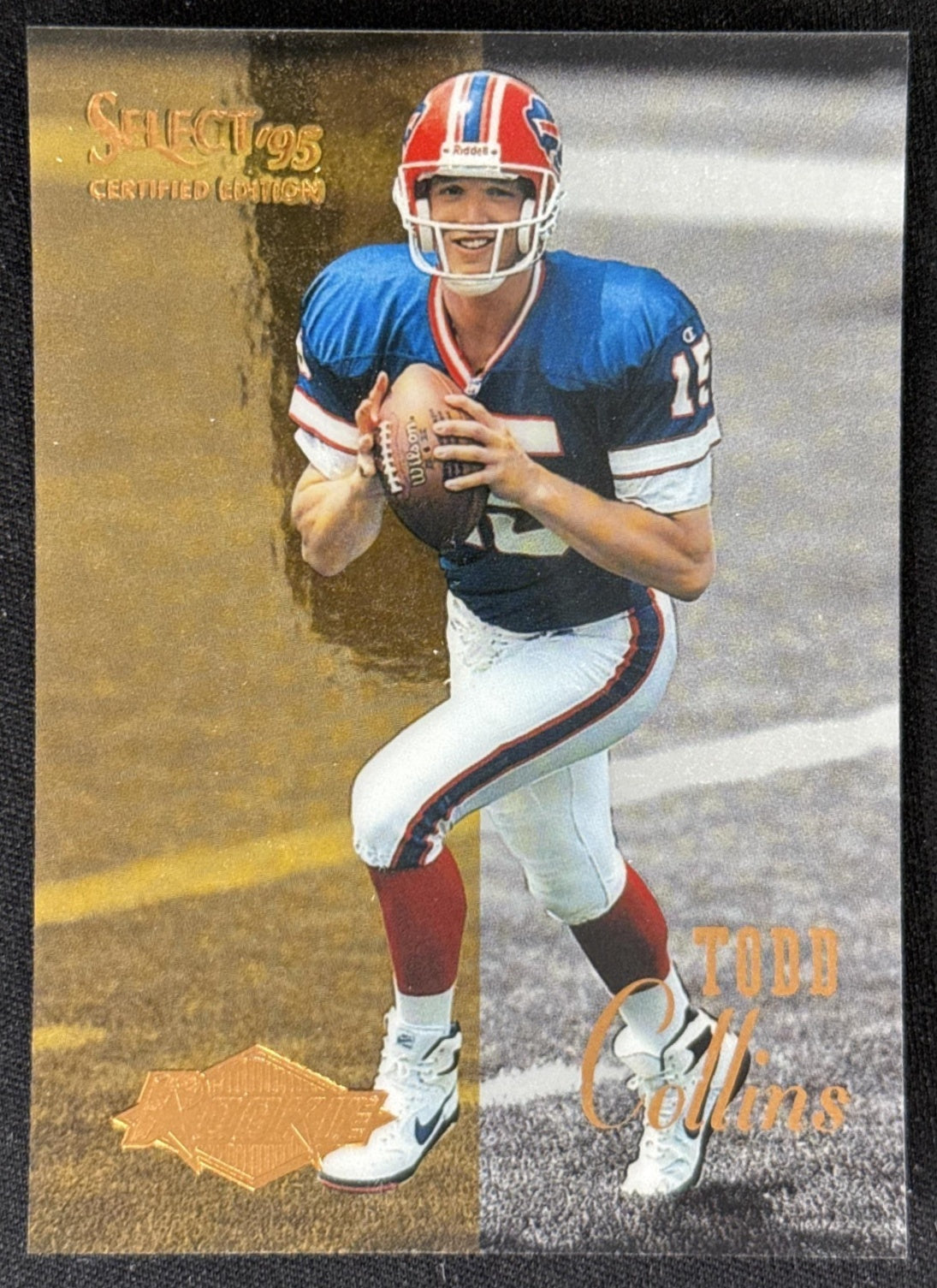 Todd Collins 1995 Pinnacle Select Certified Bills Sports Trading Card