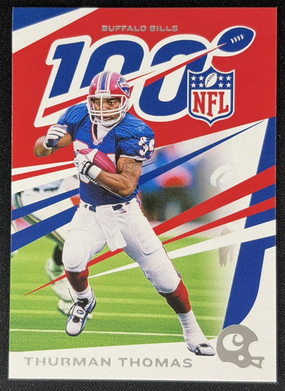 Thurman Thomas 2019 Panini Chronicles NFL 100 Bills front
