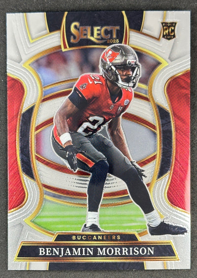 Benjamin Morrison 2025 Select Concourse Buccaneers Sports Trading Cards