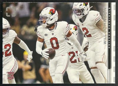 Will Johnson 2025 PhotoGenic Rookies Horizontal Cardinals Sports Trading Cards