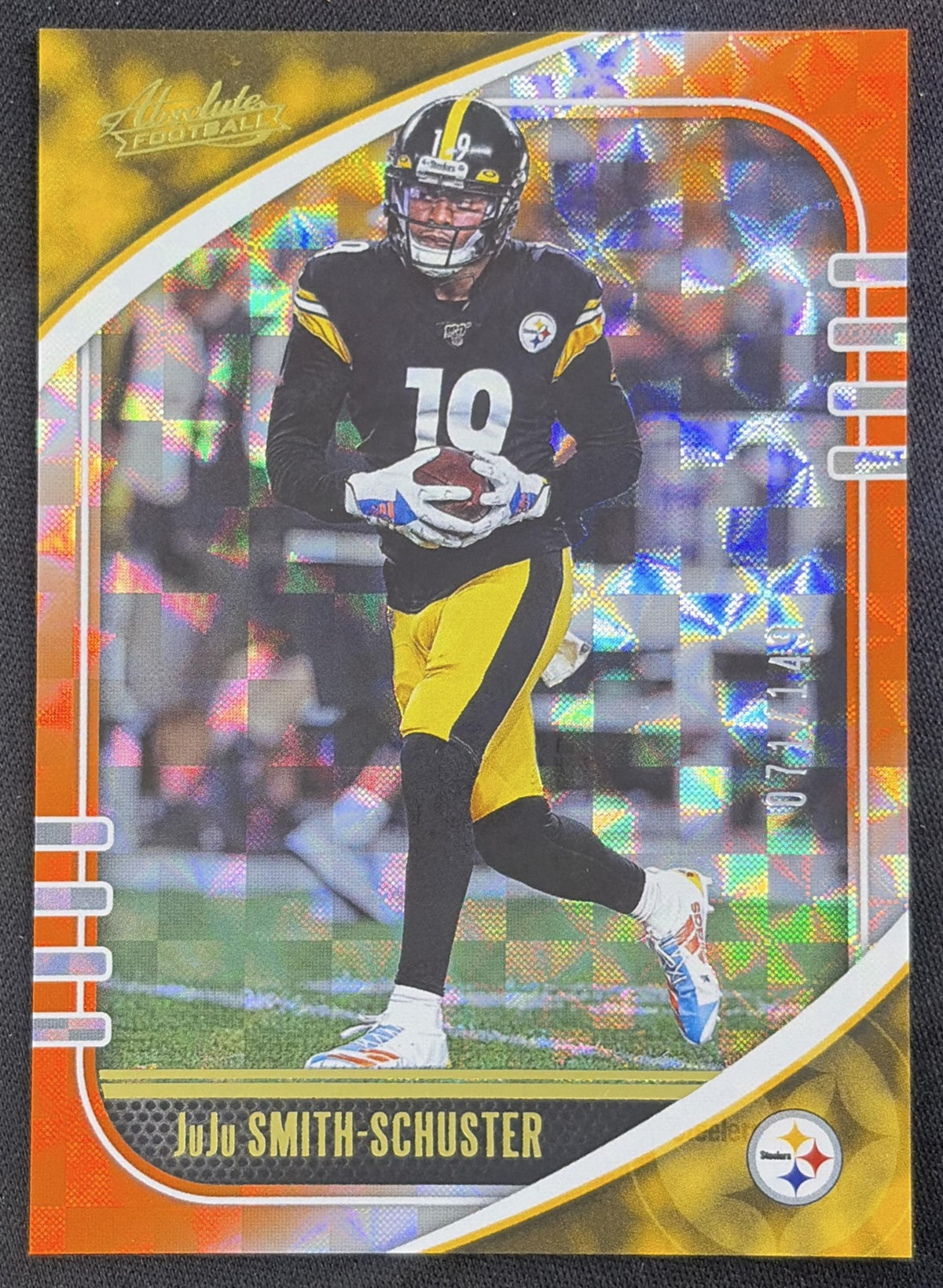 JuJu Smith-Schuster 2020 Panini Absolute Orange Mosaic /149 Steelers