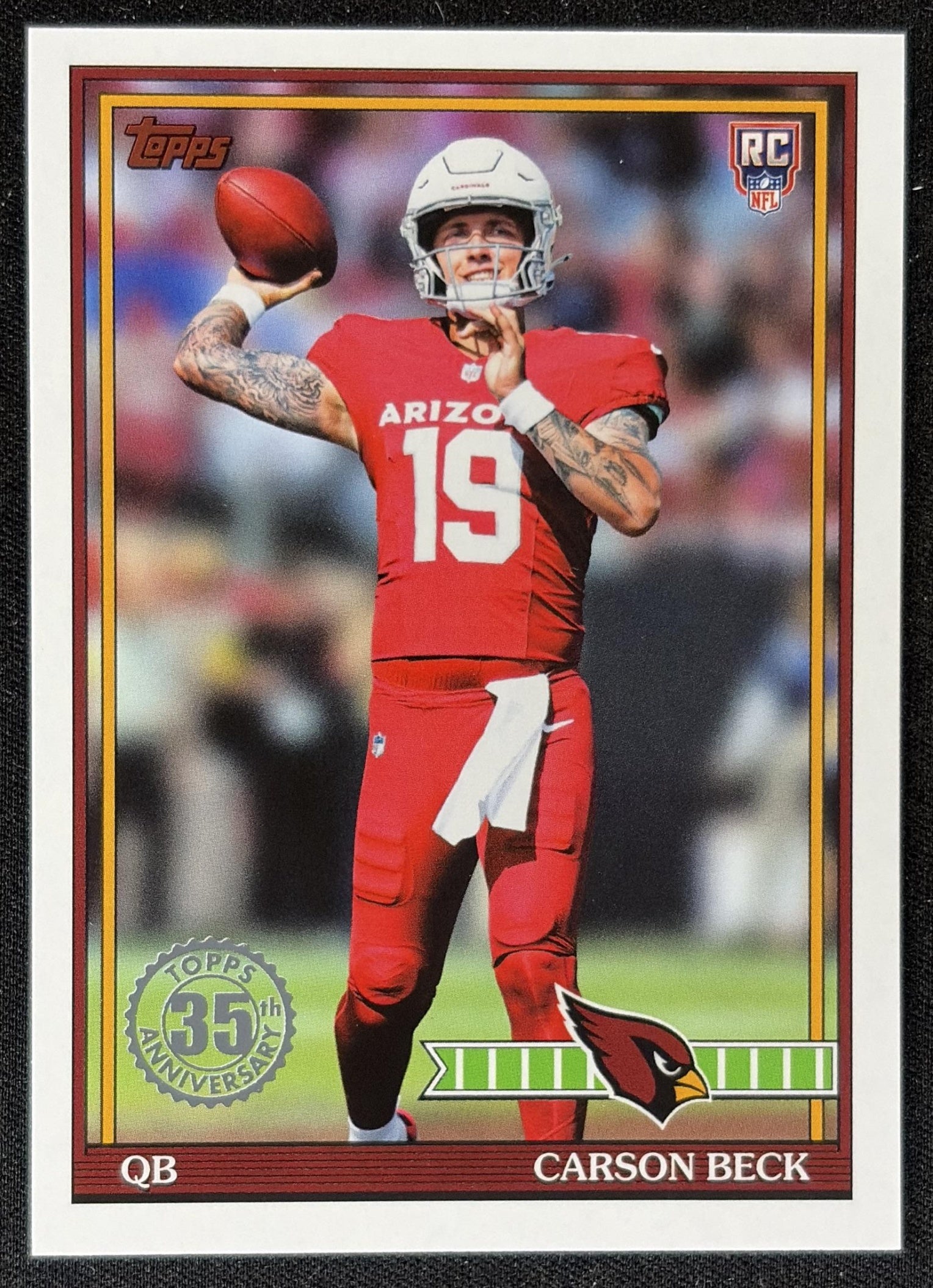 Carson Beck 2026 Topps 1991 Rookie Cardinals front
