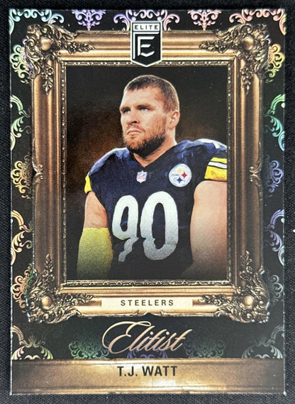 T.J. Watt 2022 Panini Donruss Elite Elitist Steelers