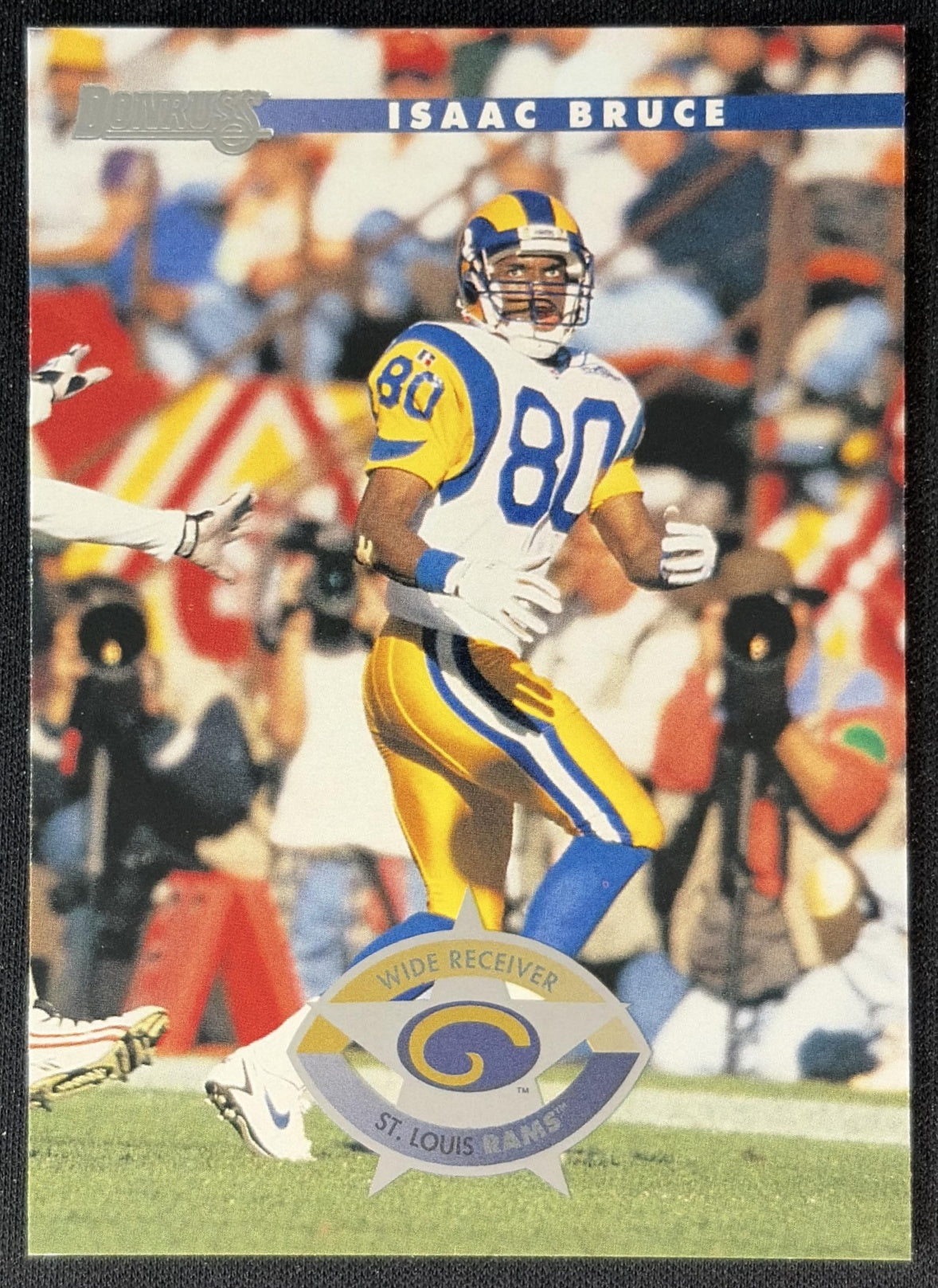 Isaac Bruce 1996 Donruss Rams Front