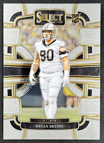 Bryan Bresee 2023 Select Concourse Rookie Saints front sports trading card