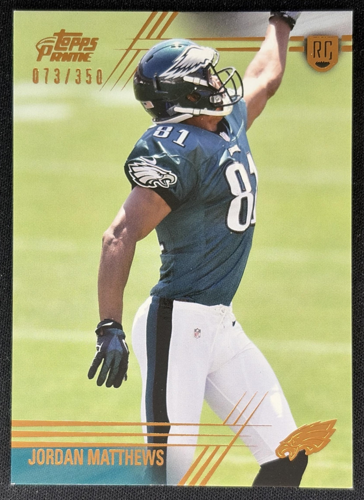 Jordan Matthews 2014 Topps Prime Copper /350 Eagles Sports Trading Cards