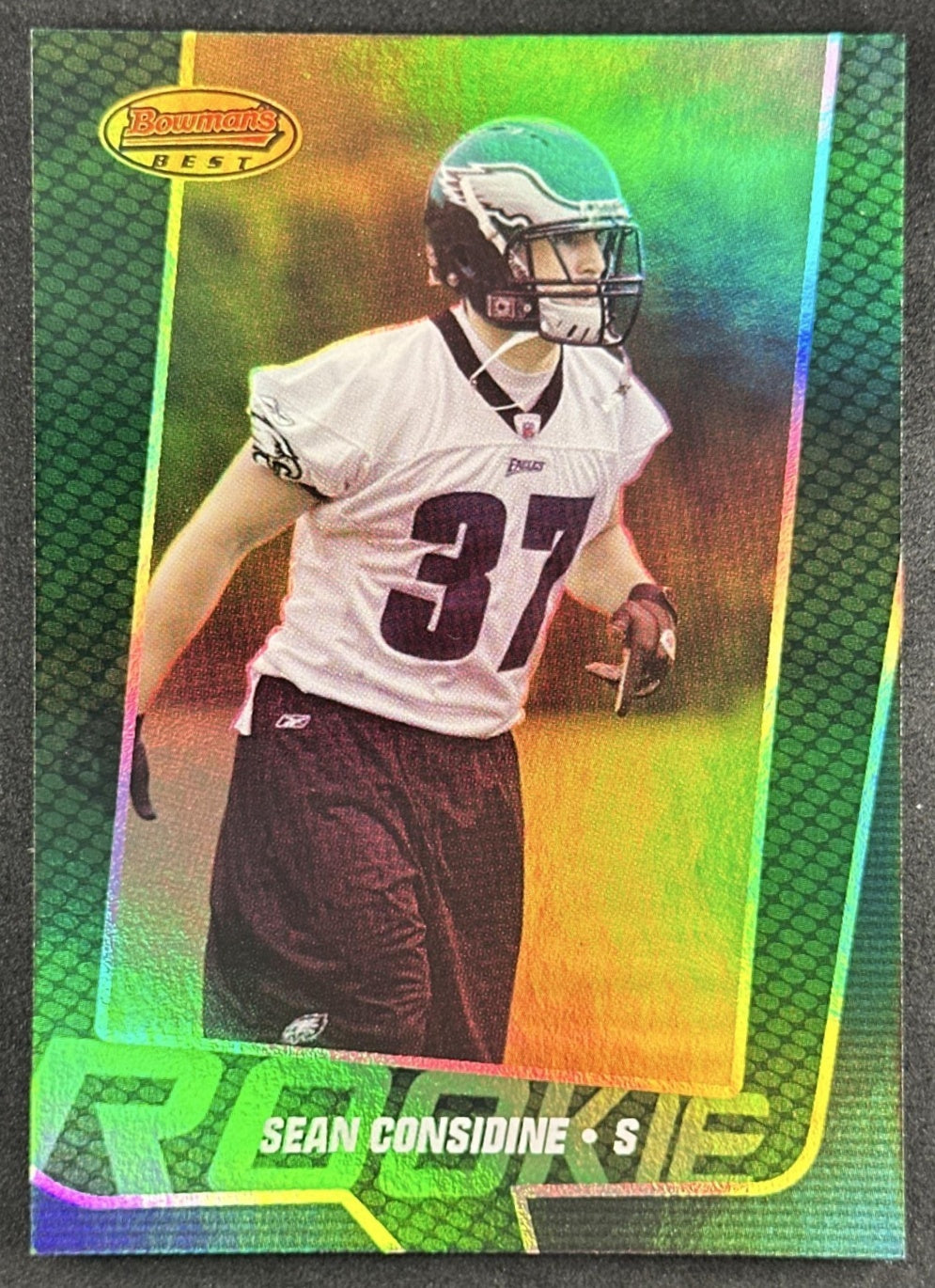 Sean Considine 2005 Bowman's Best Green /799 Eagles Sports Trading Cards