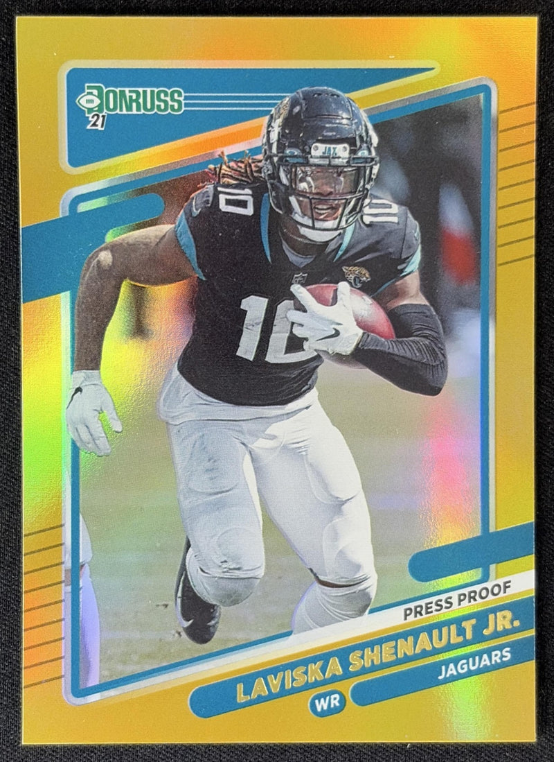 Laviska Shenault Jr. 2021 Panini Donruss Press Proof Premium Jaguars
