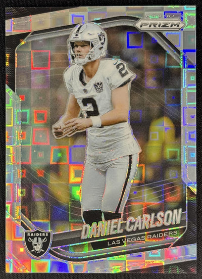Daniel Carlson 2025 Panini Prizm Pandora /400 Raiders Sports Trading Cards