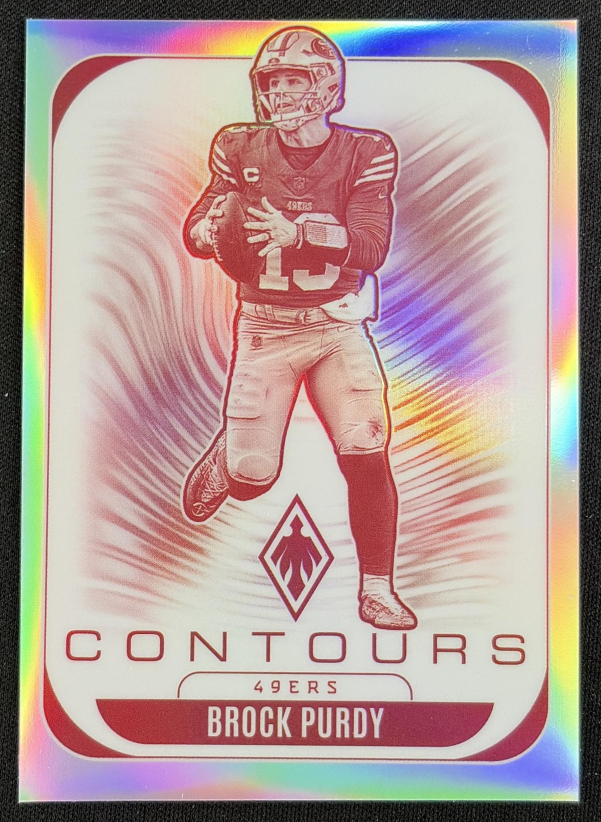 Brock Purdy 2025 Panini Phoenix Contours 49ers - Front