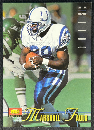 Marshall Faulk 1995 Images Limited Colts