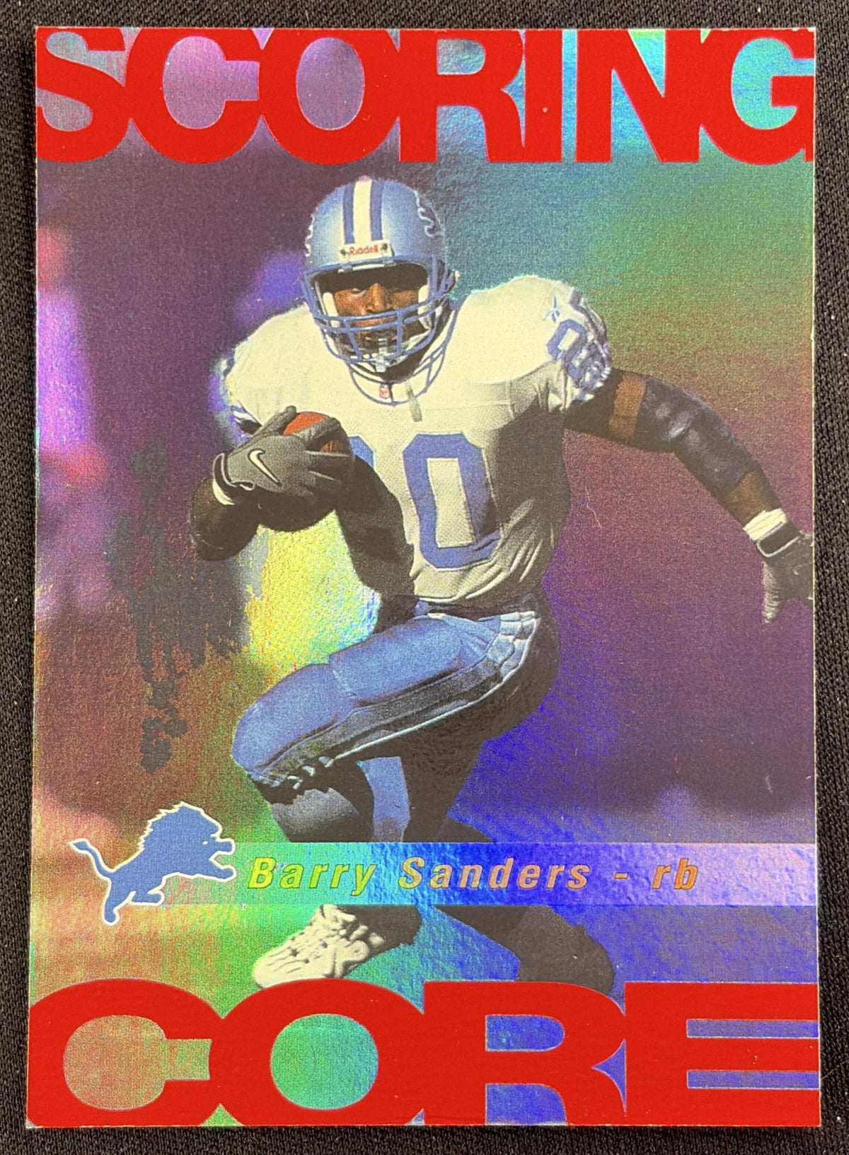 Barry Sanders 1999 Score Scoring Core Lions Sports Trading Card