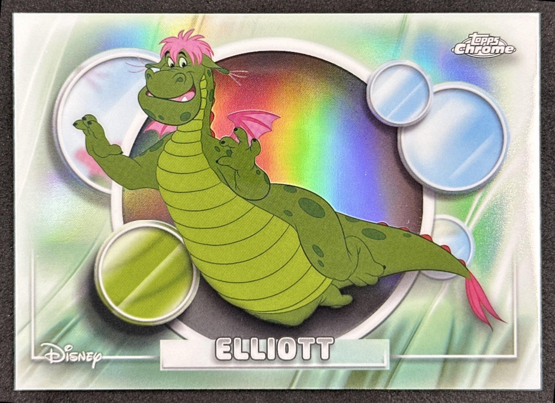 Elliott 2026 Topps Chrome Disney Refractor Pete's Dragon Front