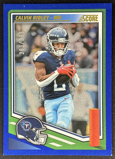 Calvin Ridley 2025 Panini Score Dots Blue /399 Titans