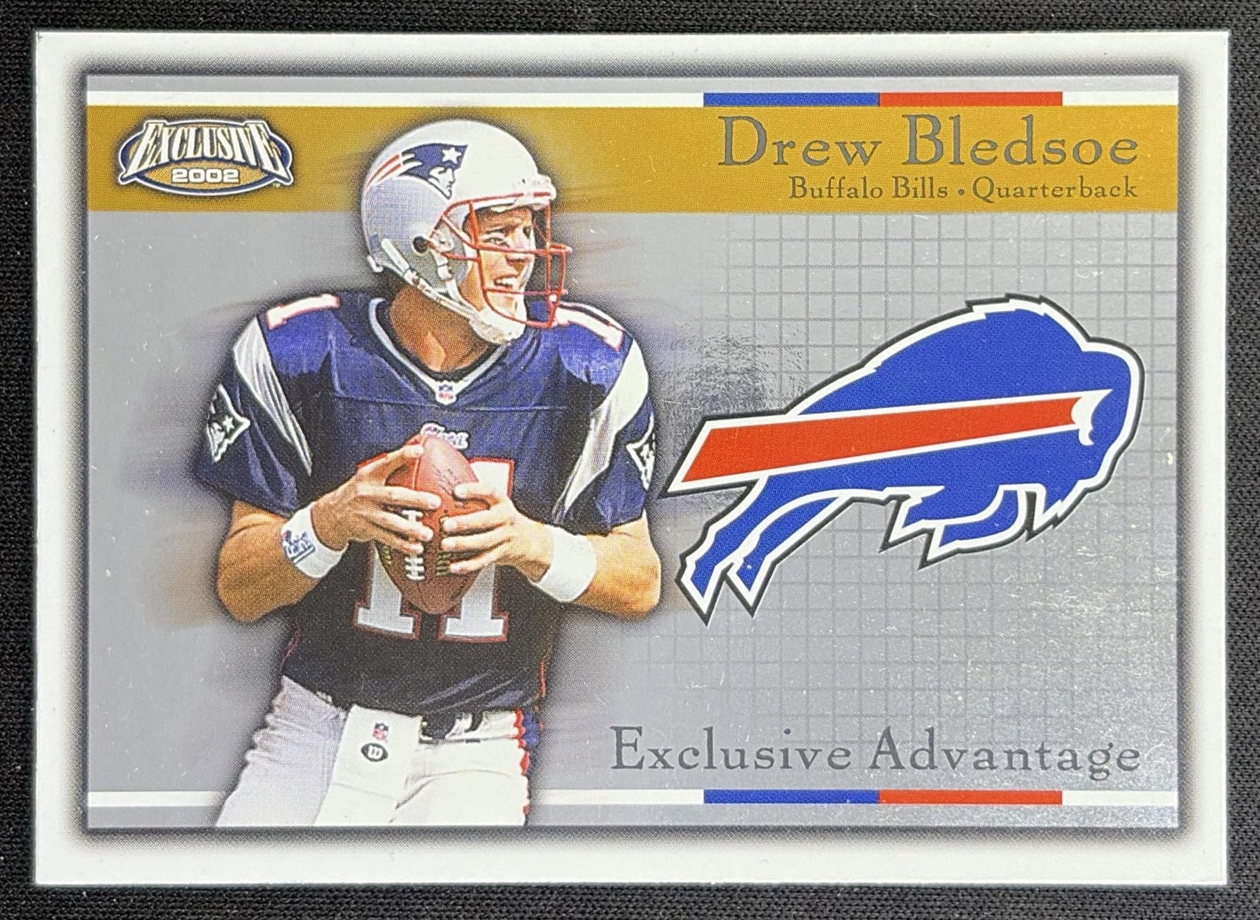 Drew Bledsoe 2002 Pacific Exclusive Advantage Bills