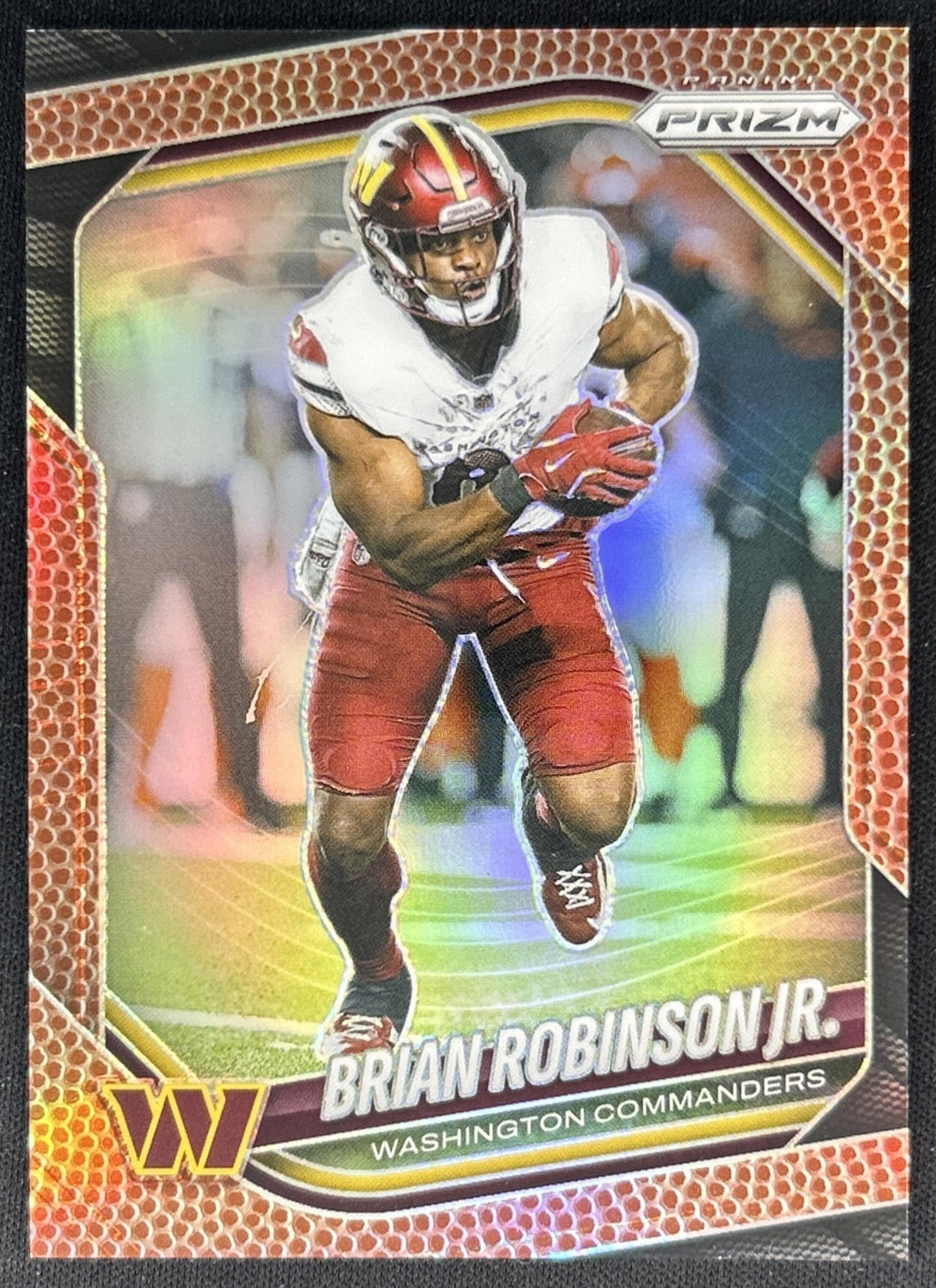Brian Robinson Jr. 2025 Panini Prizm Pigskin /180 Commanders