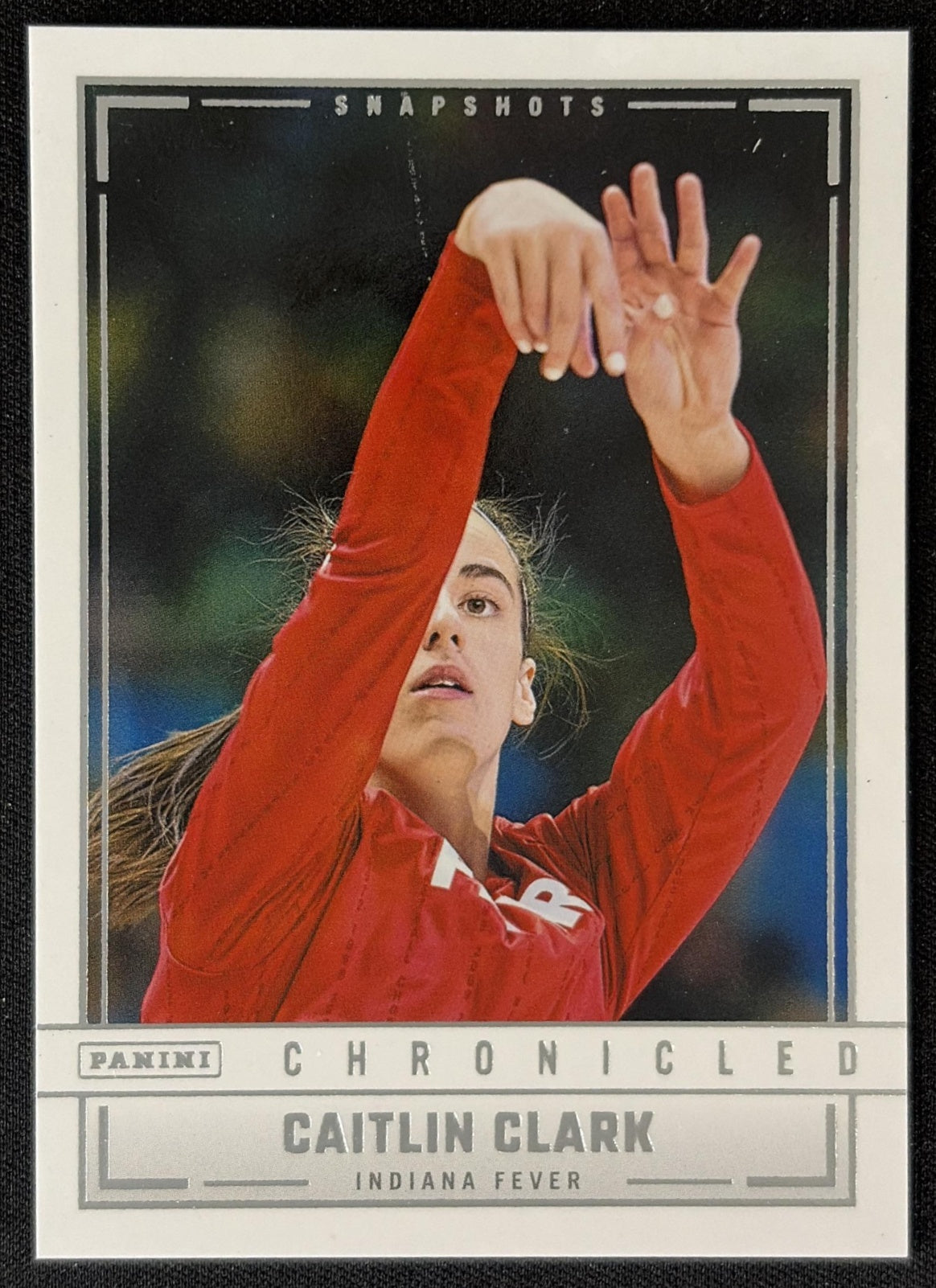 Caitlin Clark 2025 Panini Chronicled Snap Shots Fever 94 Sports Trading Card