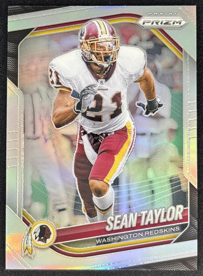 Sean Taylor 2025 Panini Prizm Silver Redskins Front