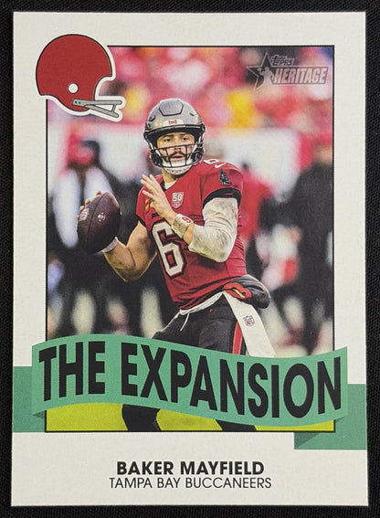 Baker Mayfield 2026 Topps Heritage The Expansion Buccaneers