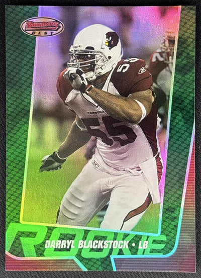 Darryl Blackstock 2005 Bowman's Best Green /799 Cardinals Sports Trading Card