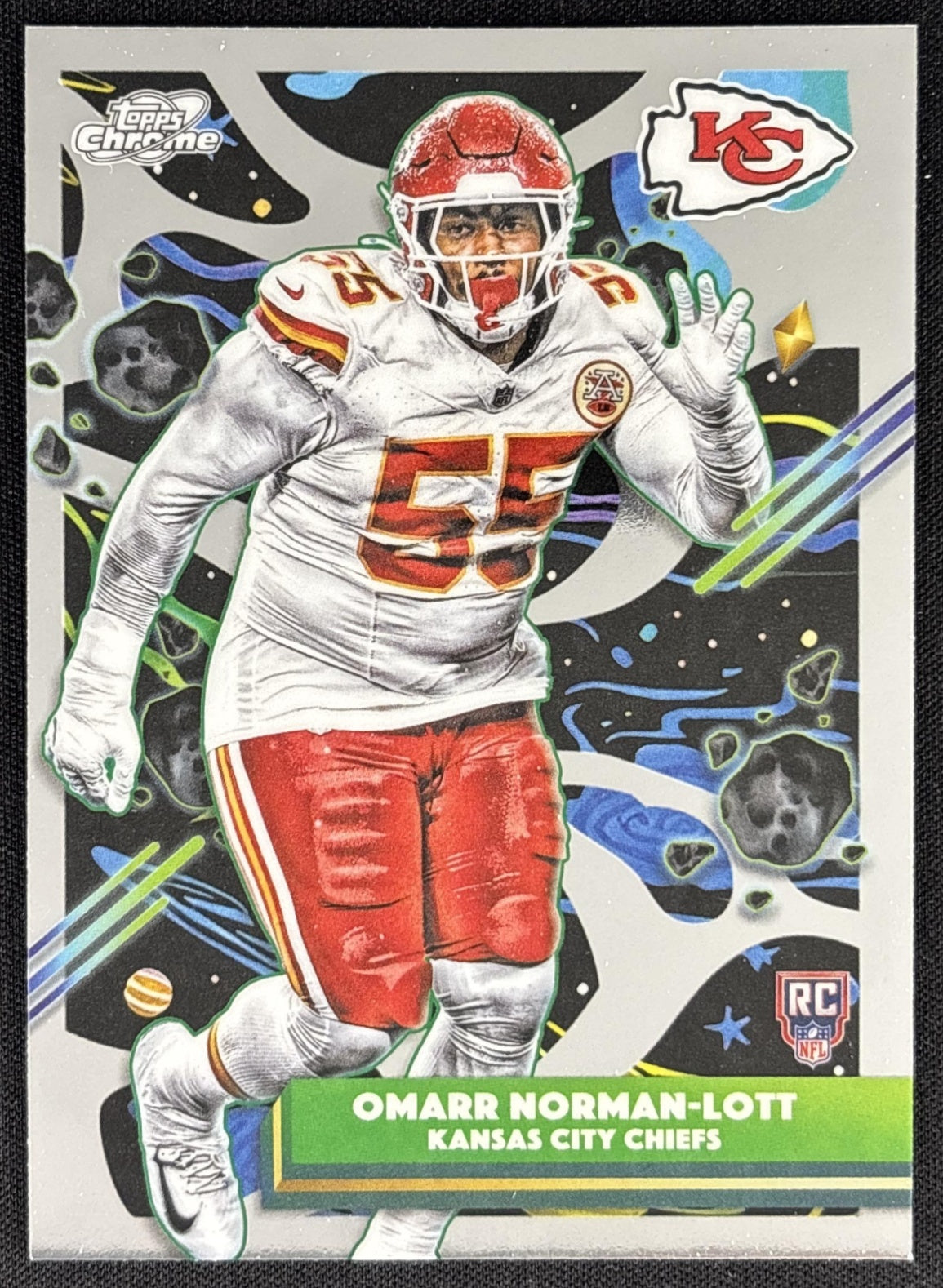 Omarr Norman-Lott 2025 Topps Cosmic Chrome Chiefs