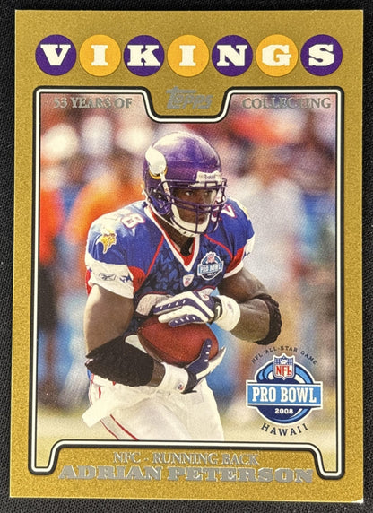 Adrian Peterson 2008 Topps Gold /2008 Vikings