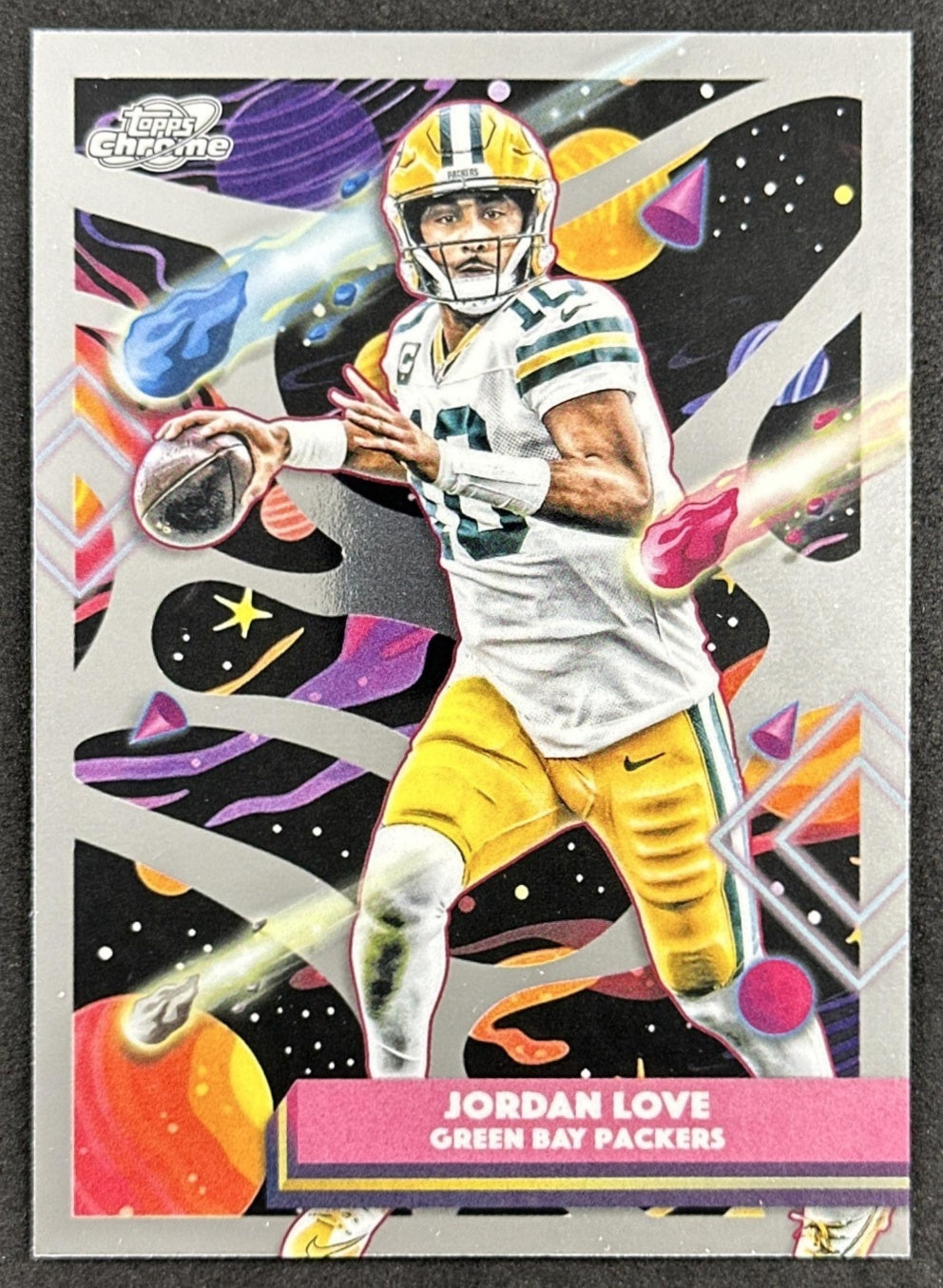 Jordan Love 2025 Topps Cosmic Chrome Packers