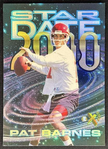 Pat Barnes 1997 Skybox E-X2000 Star Date 2000 Chiefs front