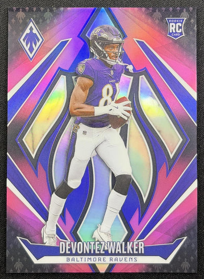 Devontez Walker 2024 Panini Phoenix Pink Fade /88 Ravens