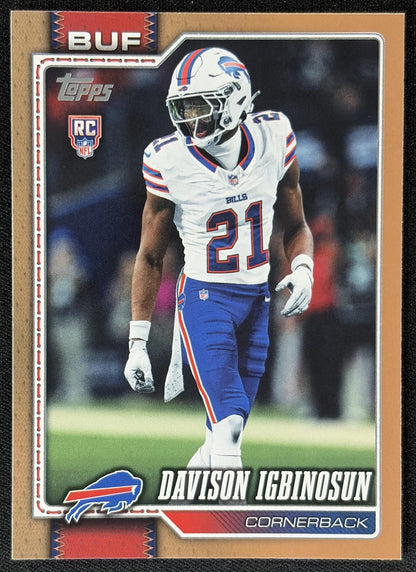 Davison Igbinosun 2026 Topps Gold /2026 Bills