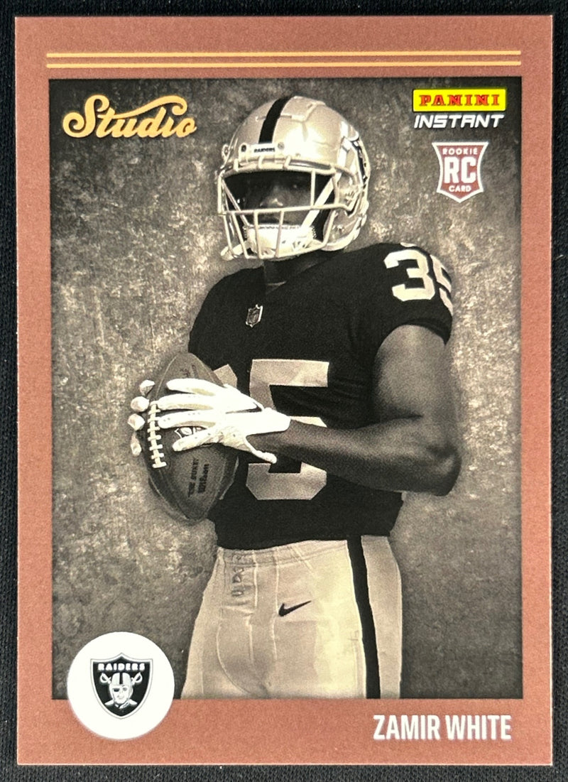 Zamir White 2022 Instant Studio Rookies Raiders