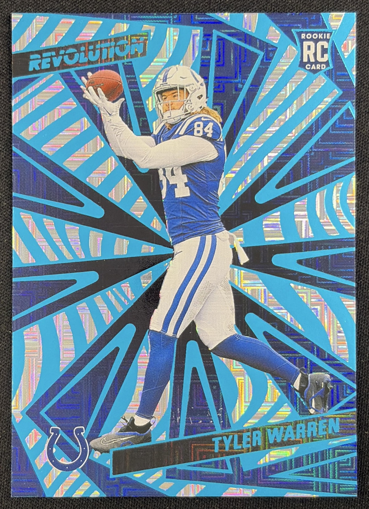 Tyler Warren 2025 Panini Revolution Rookies Teal Levels /499 Indianapolis Colts