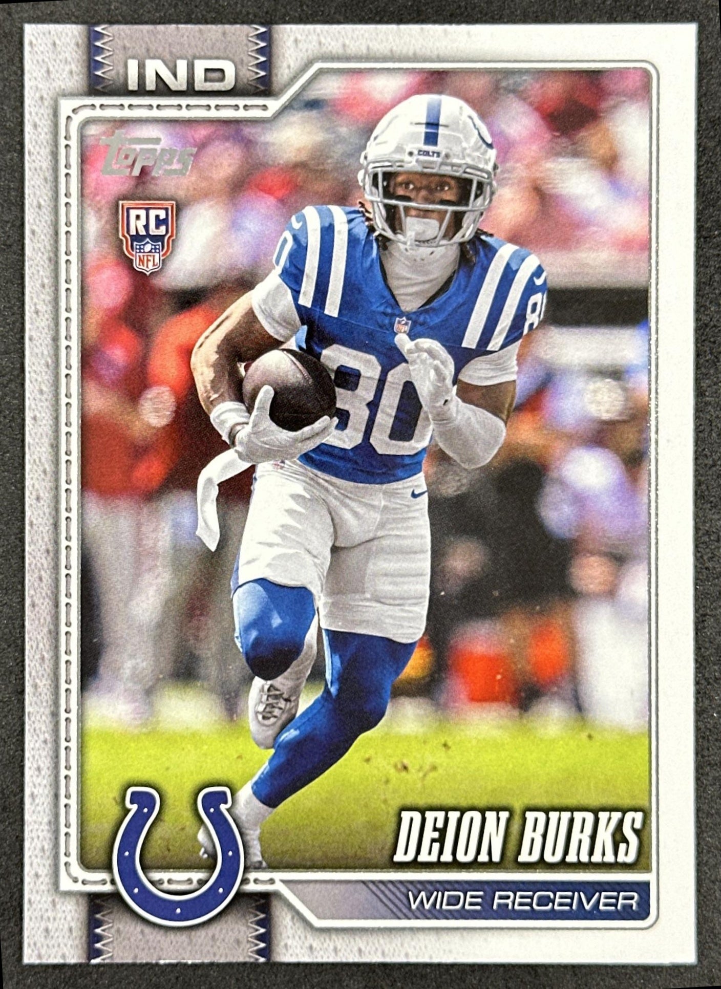 Deion Burks 2026 Topps Flagship Rookie Colts Sports Trading Cards