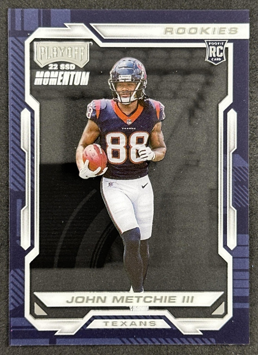 John Metchie III 2022 Panini Chronicles Playoff Momentum Rookies Texans