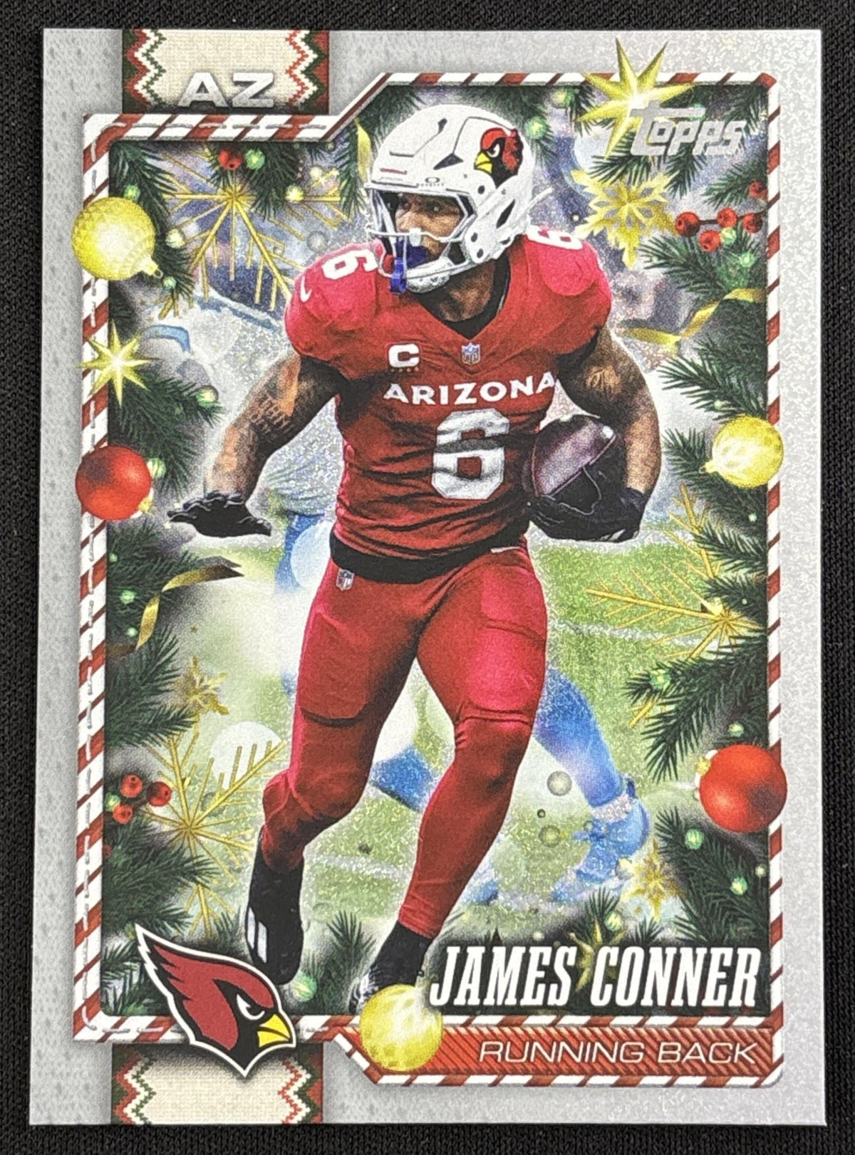 James Conner 2026 Topps Holiday Glitter Cardinals | Arizona Cardinals