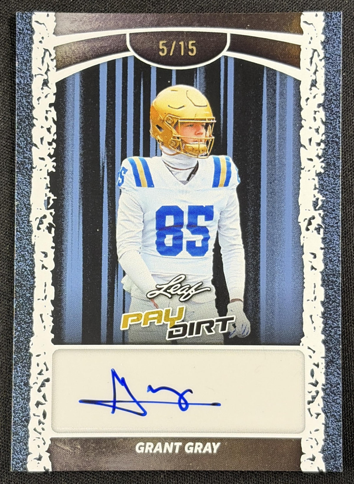 Grant Gray 2026 Leaf Paydirt Auto Platinum /15