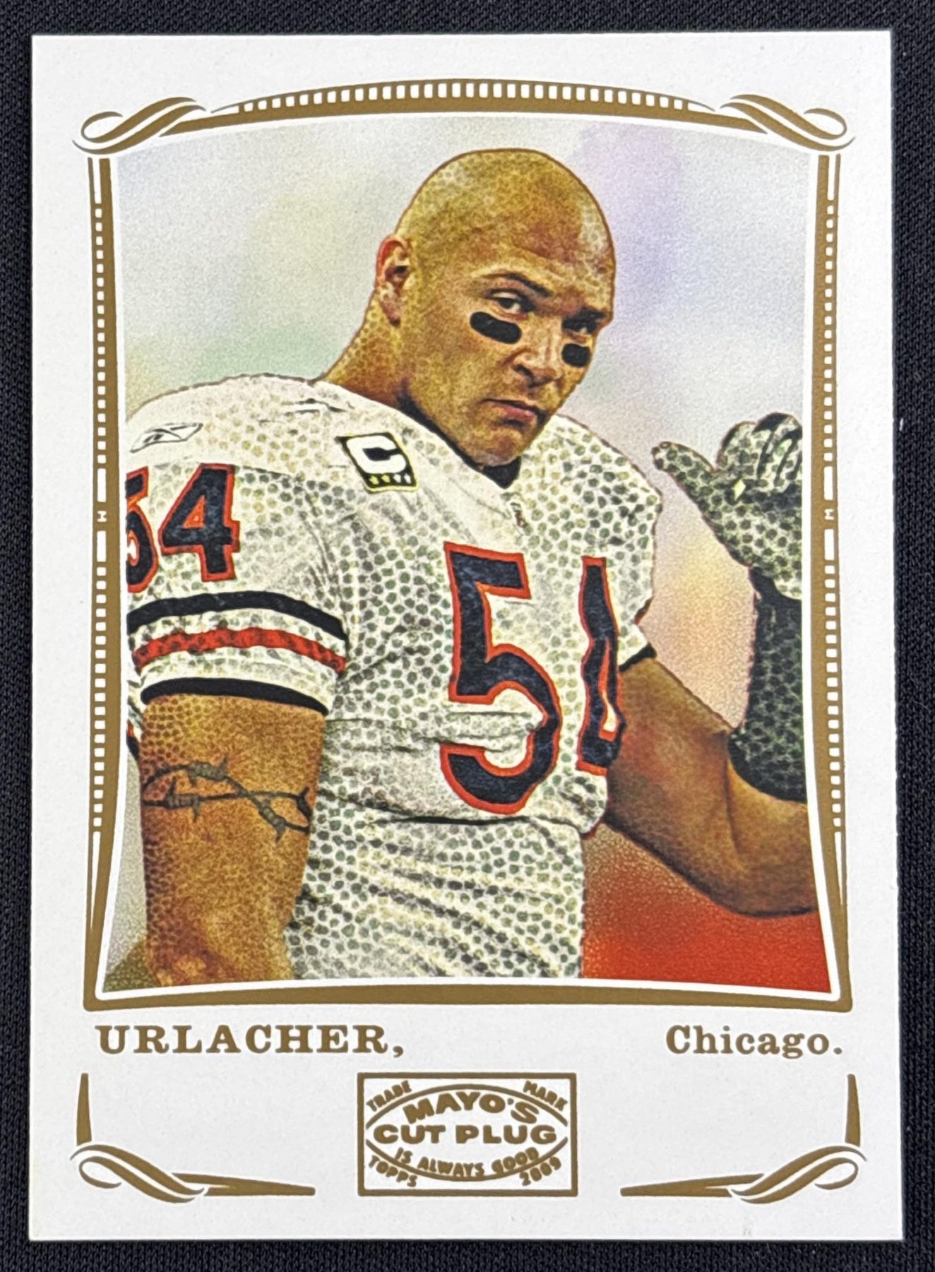 Brian Urlacher 2009 Topps Mayo Bears