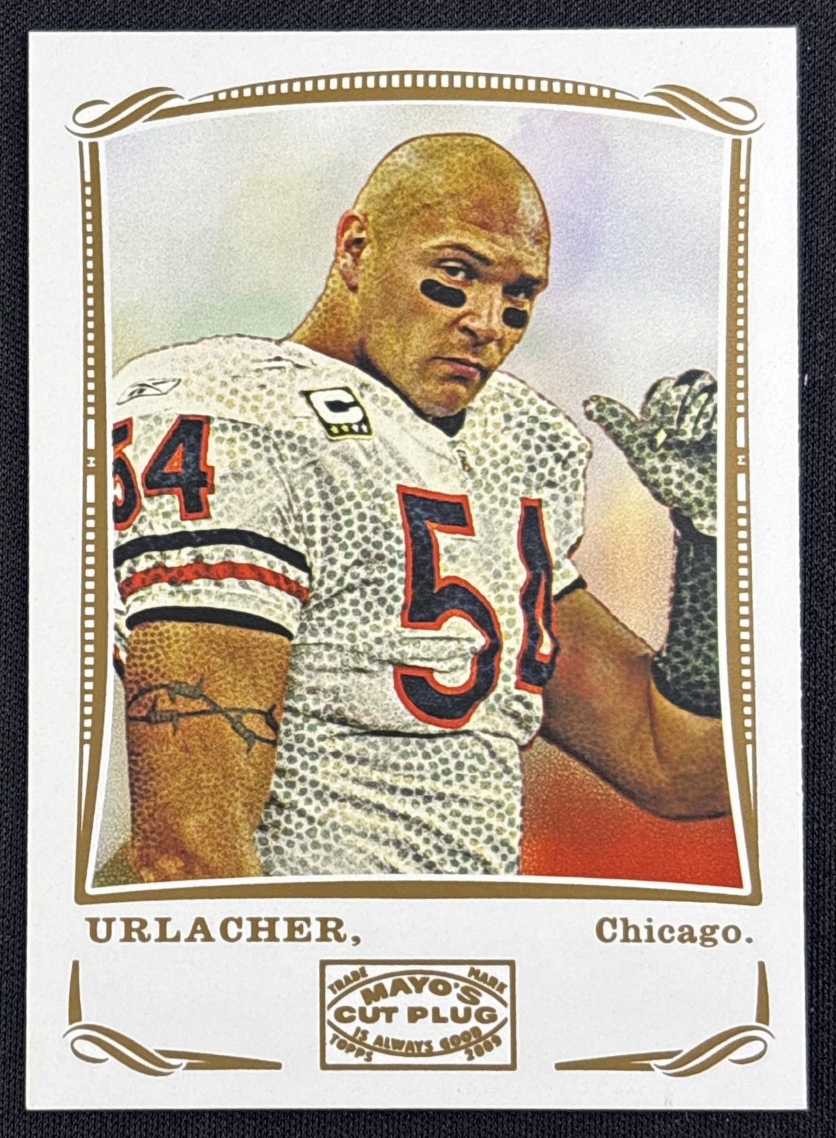 Brian Urlacher 2009 Topps Mayo Bears