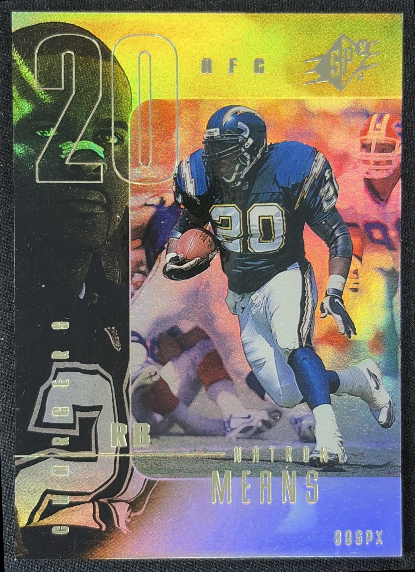 Natrone Means 1999 SPx Chargers