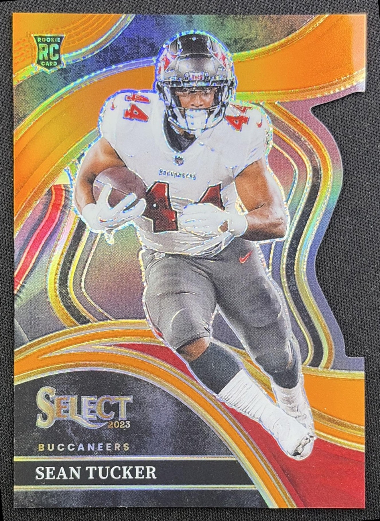 Sean Tucker 2023 Panini Select Orange Prizms Die Cut /399 Buccaneers