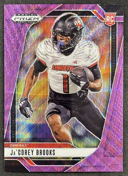 Ja'Corey Brooks 2025 Panini Prizm Draft Picks Purple Wave Cardinals Commanders