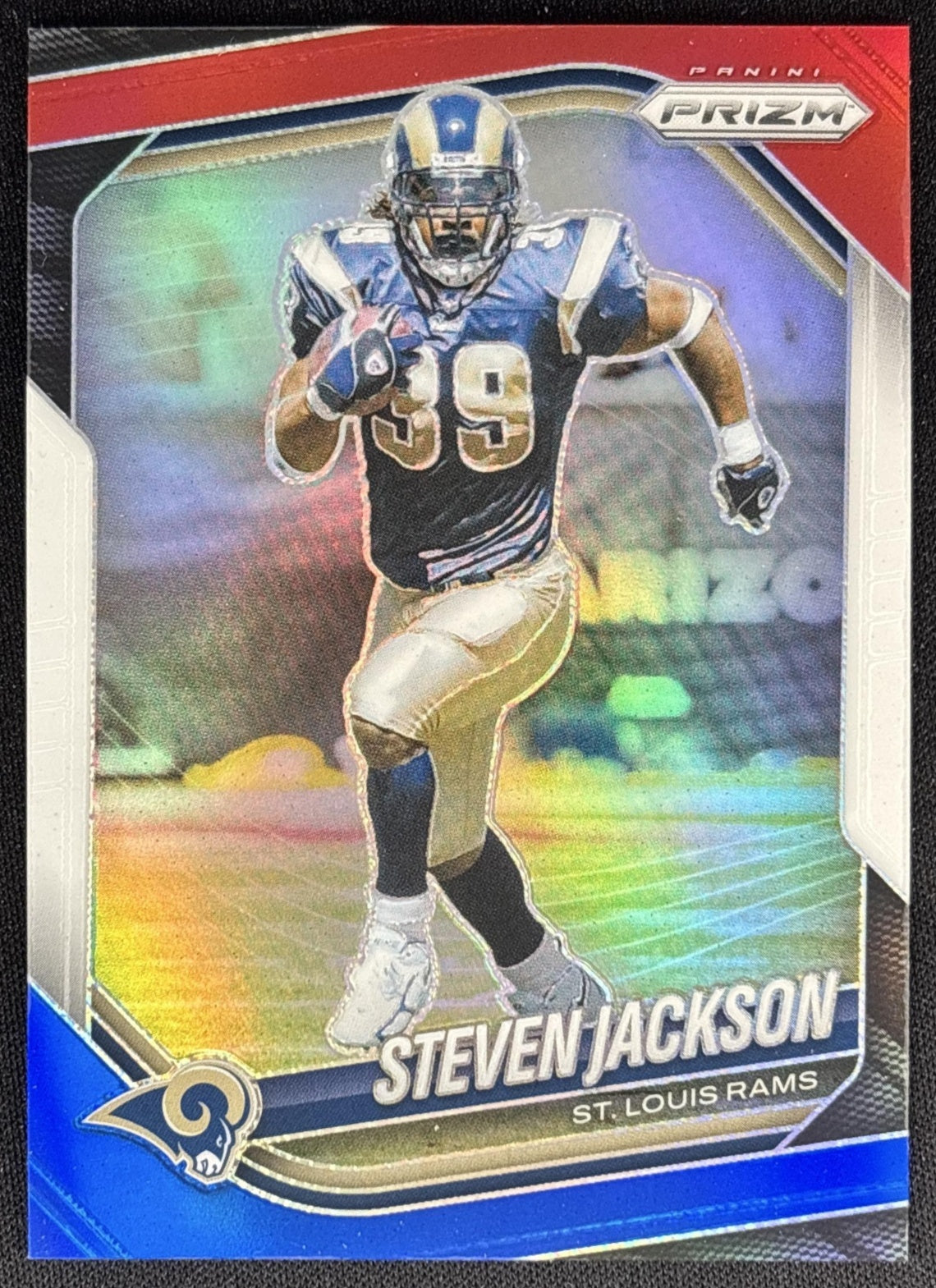 Steven Jackson 2025 Panini Prizm Red White Blue Rams Sports Trading Cards
