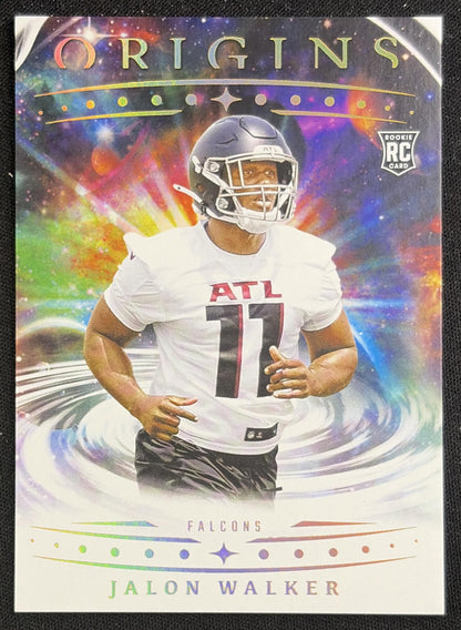 Jalon Walker 2025 Panini Origins Rookie Falcons