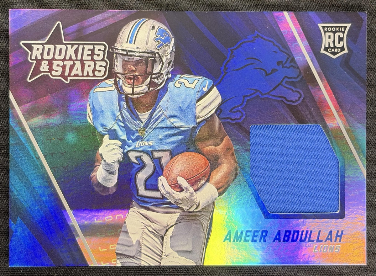 Ameer Abdullah 2015 Panini Rookies & Stars Longevity Rookie Jerseys Lions
